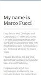 Mobile Screenshot of marcofucci.com